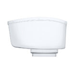 Transparent geformter Einfülltank als Ersatzteil für eine Wasserfilter-Kanne von Lotus Vita.